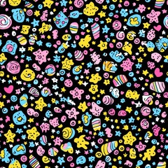 Colorful Cereal Pattern Design