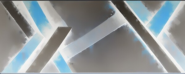 Obraz premium illustrazione sfondo con elementi astratti a tema geometrico surreale