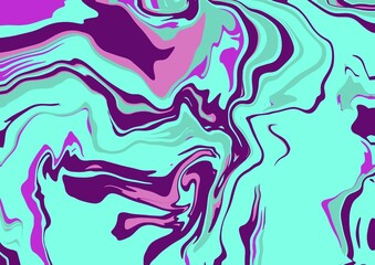 arrière-plan abstrait texture liquide avec mouvement de couleur violet et bleu 