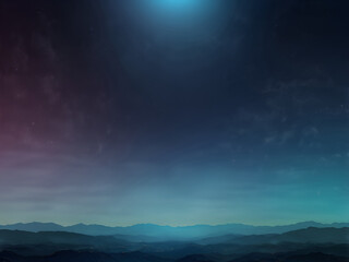 High quality gradient with smooth transitions of shades of blue.