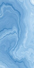 Fototapeta premium Marbled texture featuring swirls of varying shades of blue and white, natural, detail