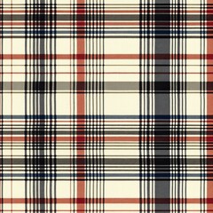Fototapeta premium Classic Plaid Fabric Design