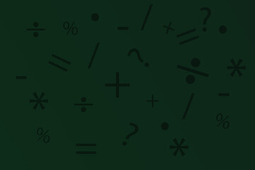 High-Quality Abstract Green Mathematical Background. 

Minimal Math Wallpaper, Wall Art And Backgrounds.