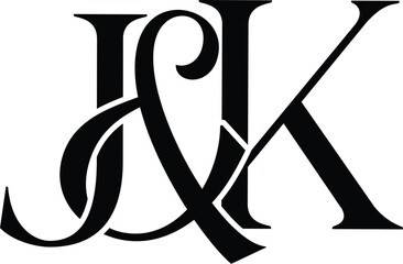 Vector J&K fashion logo