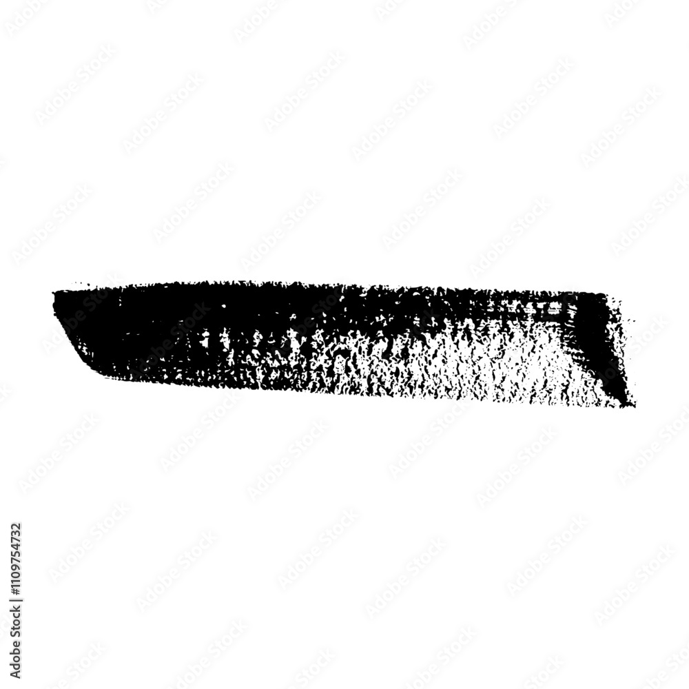 Wall mural distressed brush stroke frame set with ink texture and spray paint effect. box shape for text backgr