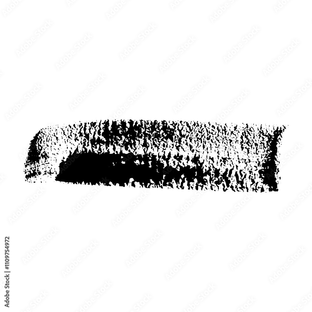 Wall mural distressed brush stroke frame set with ink texture and spray paint effect. box shape for text backgr