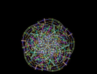 Imaginatory fractal abstract background Image