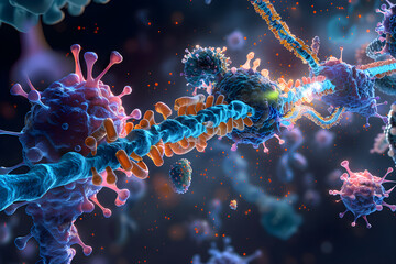 Sequential Progression Representation of the Ubiquitin-Proteasome Pathway in Cellular Biochemistry