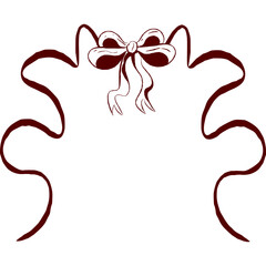 Bow border .coquette clipart, cute, y2k, , bows frame, crafts Bows Coquette border, Coquette, pink ribbon frame, Pink Coquette ,Ribbon banner Clipart Gift bow clipart clipart valentine gift
