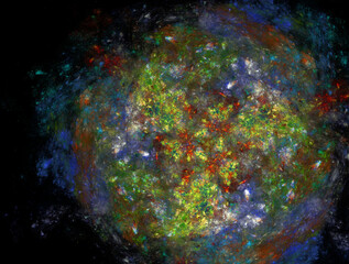 Imaginatory fractal abstract background Image