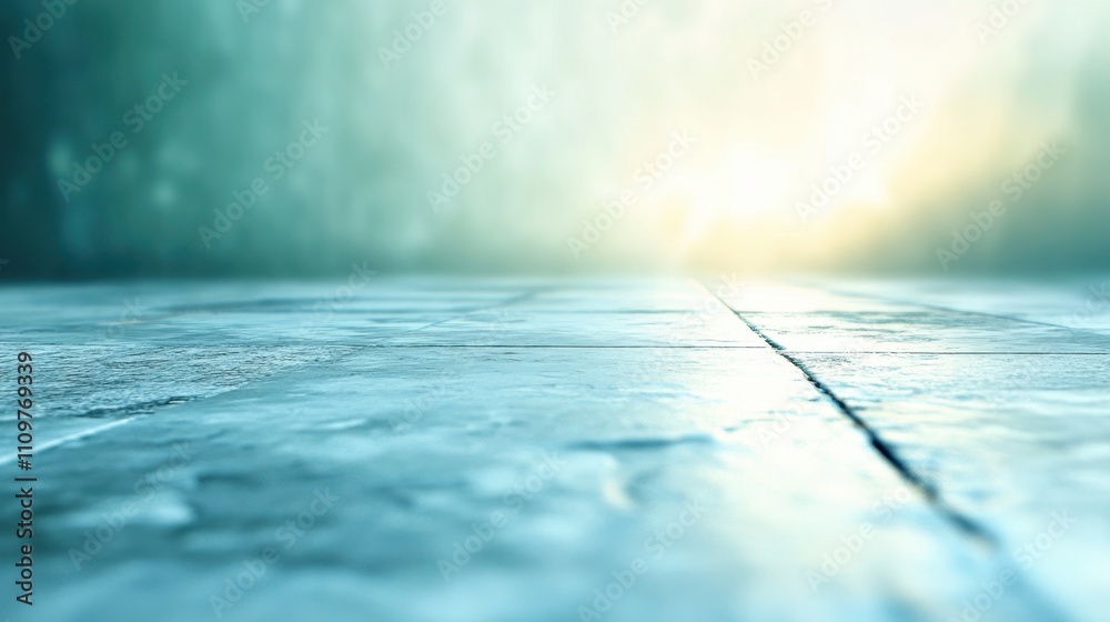 Fototapete soft light glimmers on a textured surface, creating an ethereal atmosphere in a tranquil space