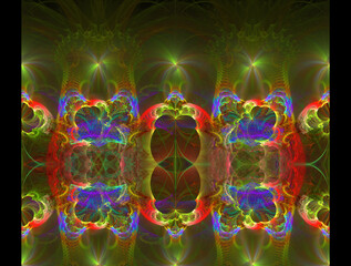 Imaginatory fractal abstract background Image