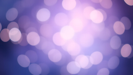 Fototapeta premium Dreamy bokeh lights in pastel tones of lavender, mint, and pale pink, fading into a dark blue gradient