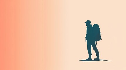 Travelers with backpacks enjoying the outdoors, captured in vibrant natural settings, ideal for adventure, exploration, and travel-themed designs or campaigns