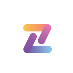 Modern Colorful Letter Z Logo