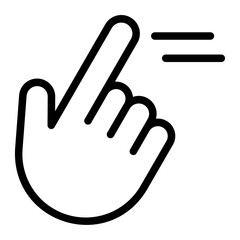 swipe line icon