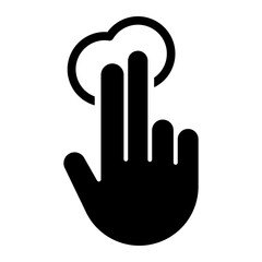 click glyph icon