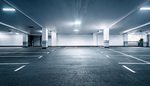 empty parking lots