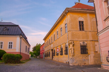 Old street in the city of Nitra