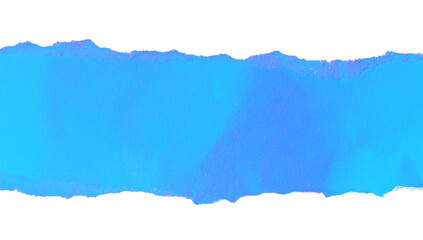 rip paper on white background with space