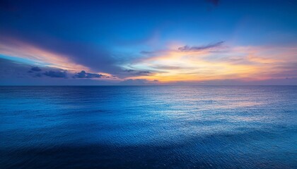 Fototapeta premium sea and sky in twilight time