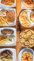 set of food