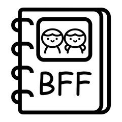 album Line Icon