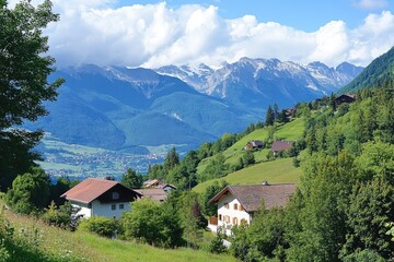Majestic Dolomites: Breathtaking Mountain Landscape of the European Alps in Italy