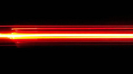 Red light streaks on a black background. AI-generated