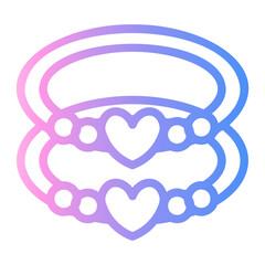 bracelet Line Gradient Icon