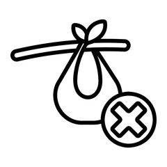 refugee Line Icon