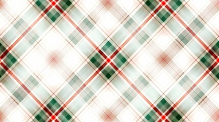 Red and green plaid background