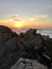 California Coast at sunset
