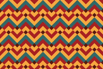 Abstract geometric square background, seamless geometric pattern in vintage colors.