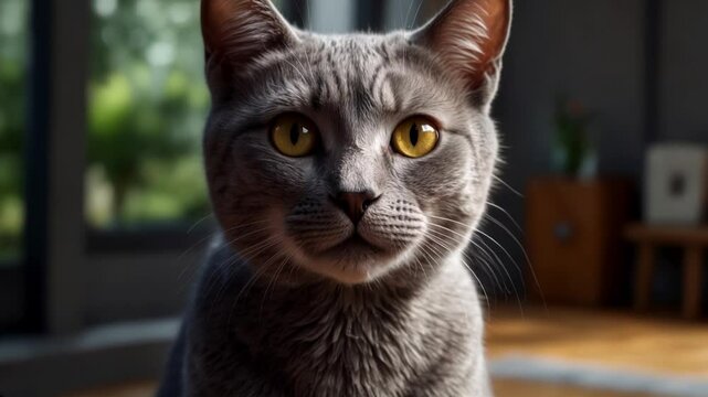 A Cute and Seemingly Confused Cat. 04.