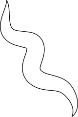 Set of line doodle, hand drawn style