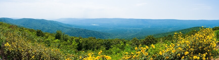 panoramic view of mountains in Oklahoma