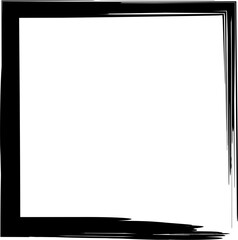 Square frames grunge style. Elements for design