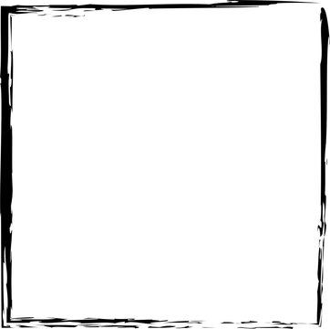 Square frames grunge style. Elements for design