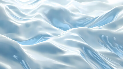 Obraz premium Textured snow surface, soft uneven layers with faint blue shadows and shimmering highlights. Shimmering. Illustration