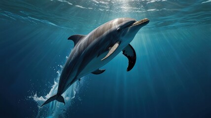 DOLPHIN IN THE SEA