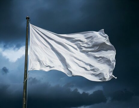 white flag of surrender