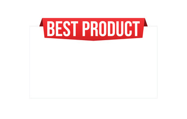 Best product Vector banner ribbon design
