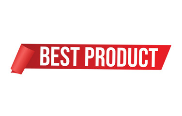 Best product banner design. Best product icon. Flat style vector illustration.
