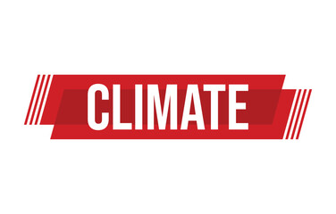 Vector illustration modern Climate banner, Isolated web element.