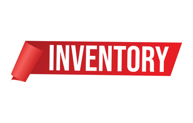 Vector illustration modern Inventory banner, Isolated web element.