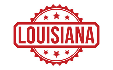 LOUISIANA rubber stamp on white background. LOUISIANA Stamp.