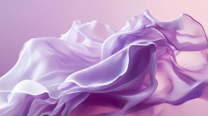 Obraz premium Wallpaper abstract purple and white sculptural shape flowing upwards. Sculptural. Illustration