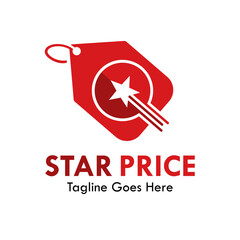 Star price design logo template illustration