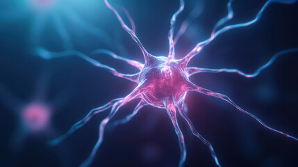 Obraz premium Glowing neural connections illustrate complexity of data flow in interconnected networks, showcasing vibrant synapses and dynamic interactions